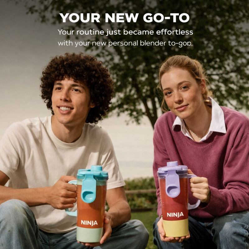 Ninja BlendBoss Blender, Personal Blender, Smoothies, Frozen Drinks, Travel Tumbler with LeakProof Lid, 26 Oz