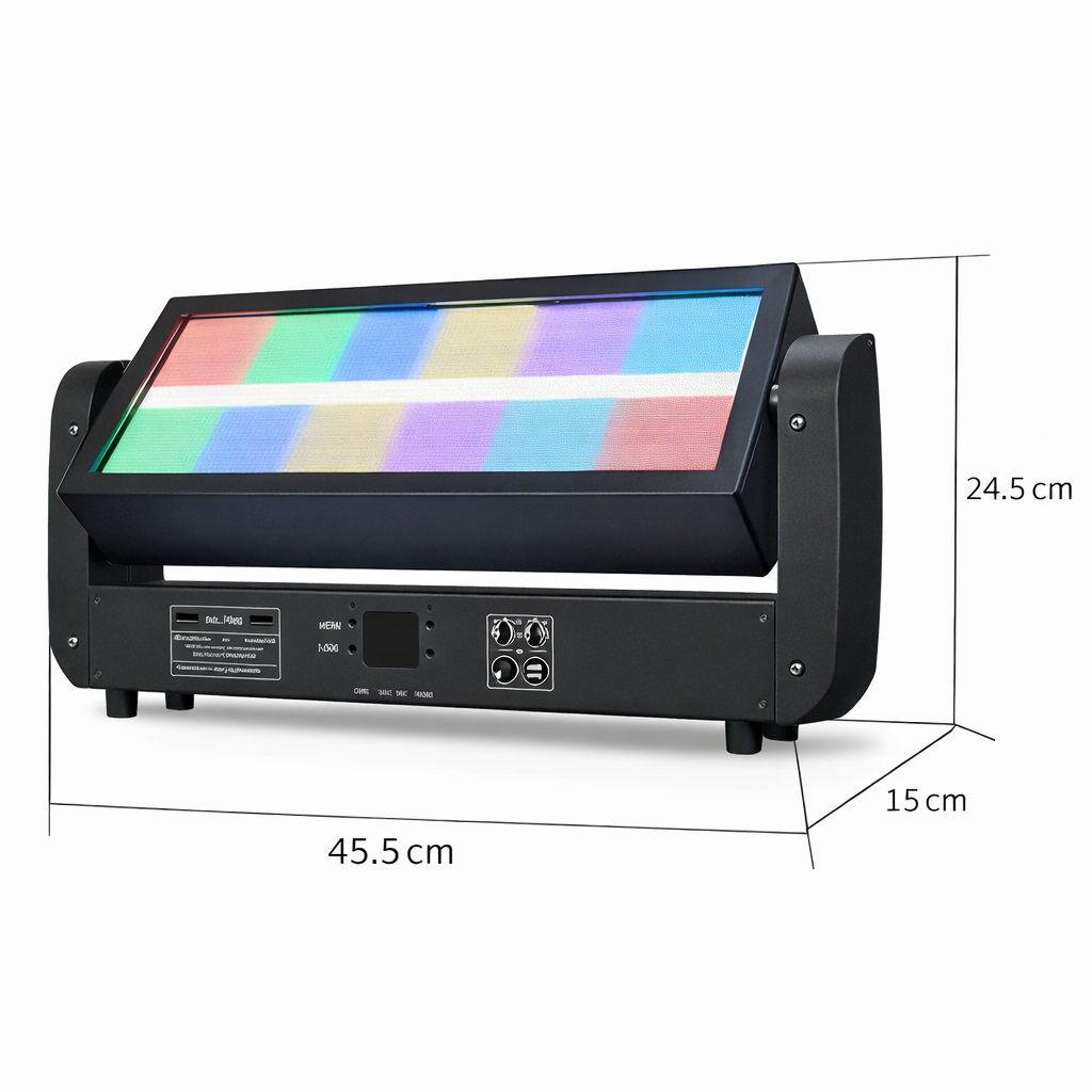 400W Moving Head Strobe Light with 12+12 Section Led RGBW Shaking Flash Wash Effect for Club Stage