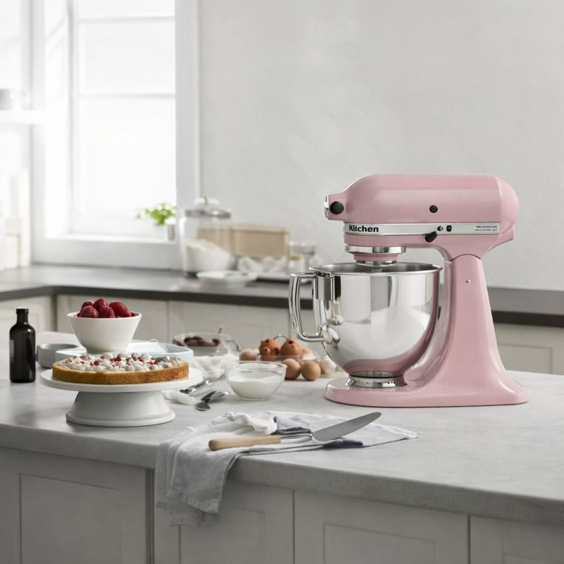 KitchenAid Artisan Series 5-Quart Tilt-Head Stand Mixer, Dried Rose, KSM150PS