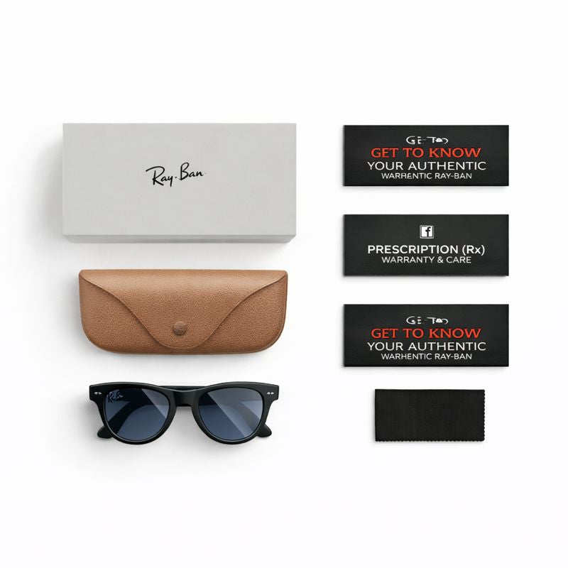 Ray-Ban Meta, Skyler Glasses with Meta AI, Audio, Photo, Video Compatibility, Shiny Black, Blue Transition, Regular Fit