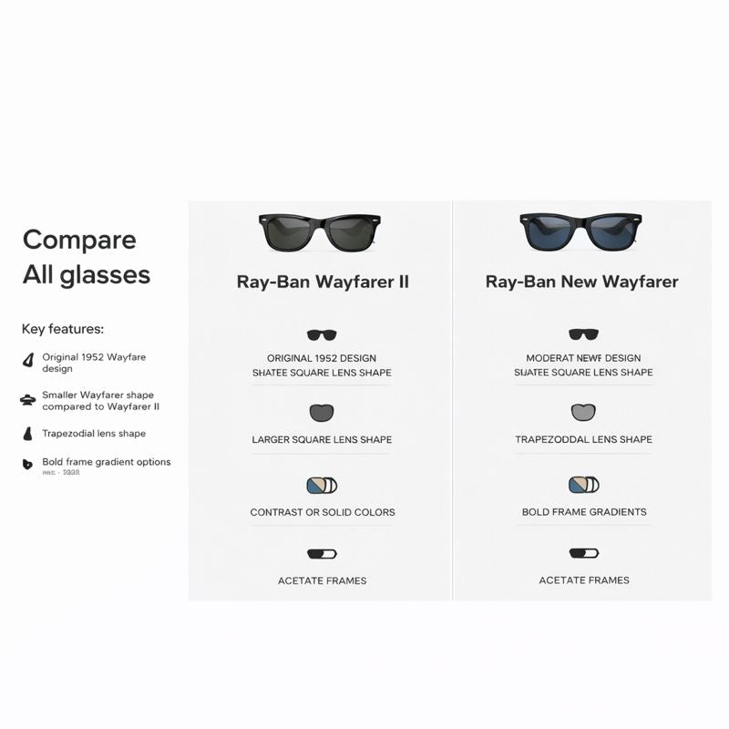 Ray-Ban Meta, Skyler Glasses with Meta AI, Audio, Photo, Video Compatibility, Shiny Black, Blue Transition, Regular Fit